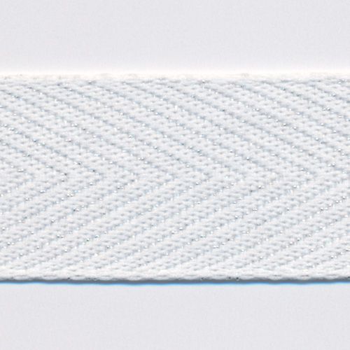 Metallic Herringbone Ribbon #01