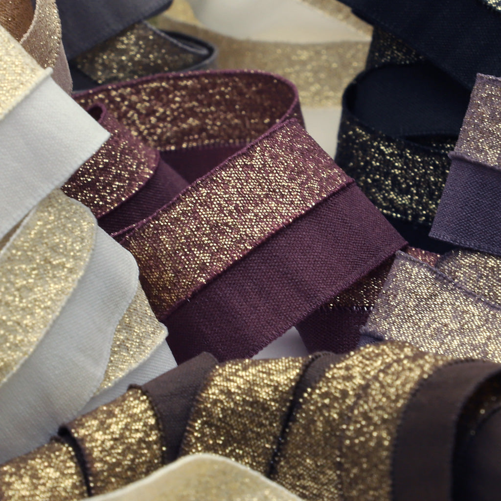Metallic Stretch Tape (Gold) #01 White