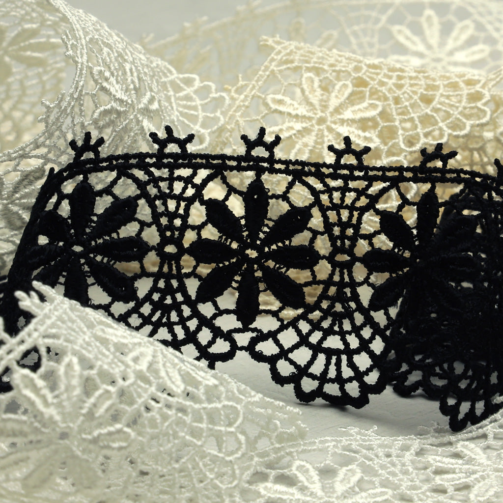 EMBROIDERED CHEMICAL LACE