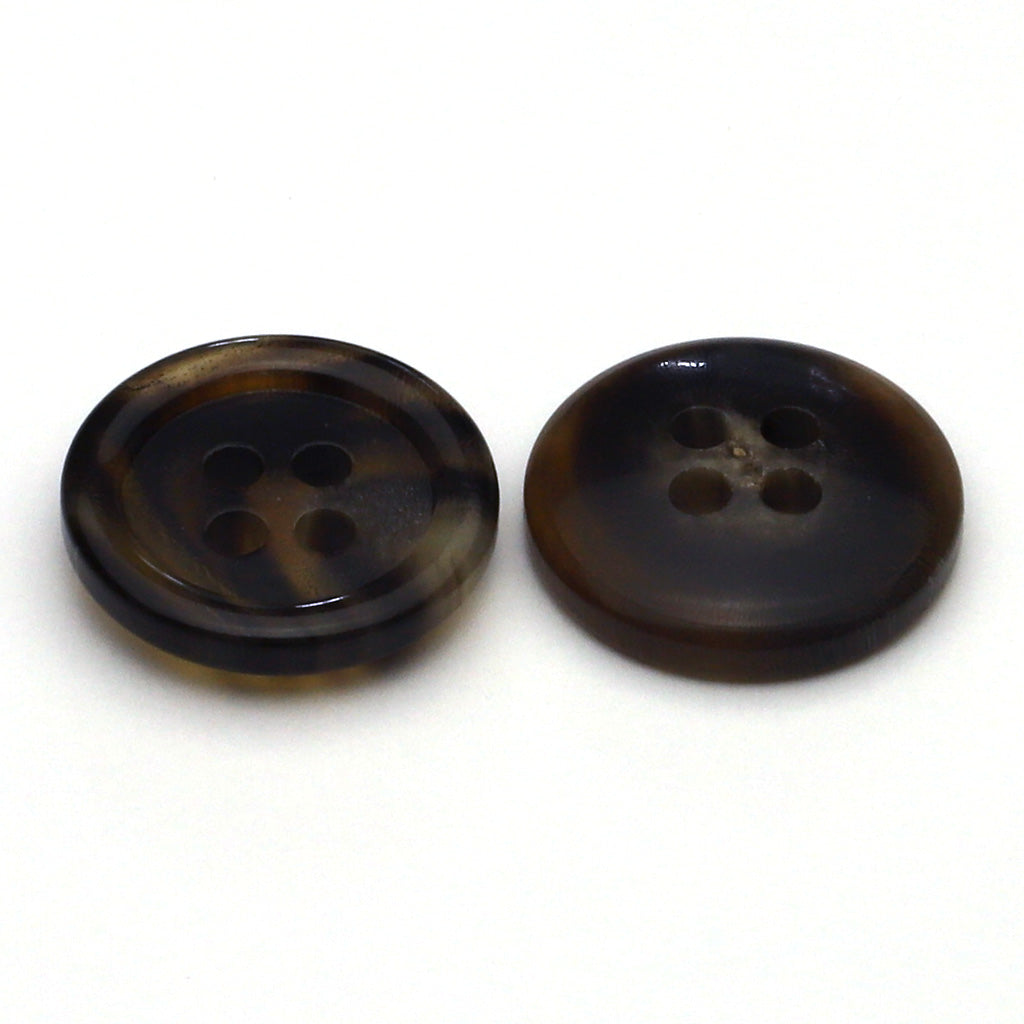 Horn Button Brown