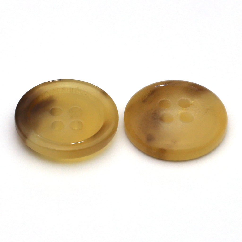 Horn Button Beige