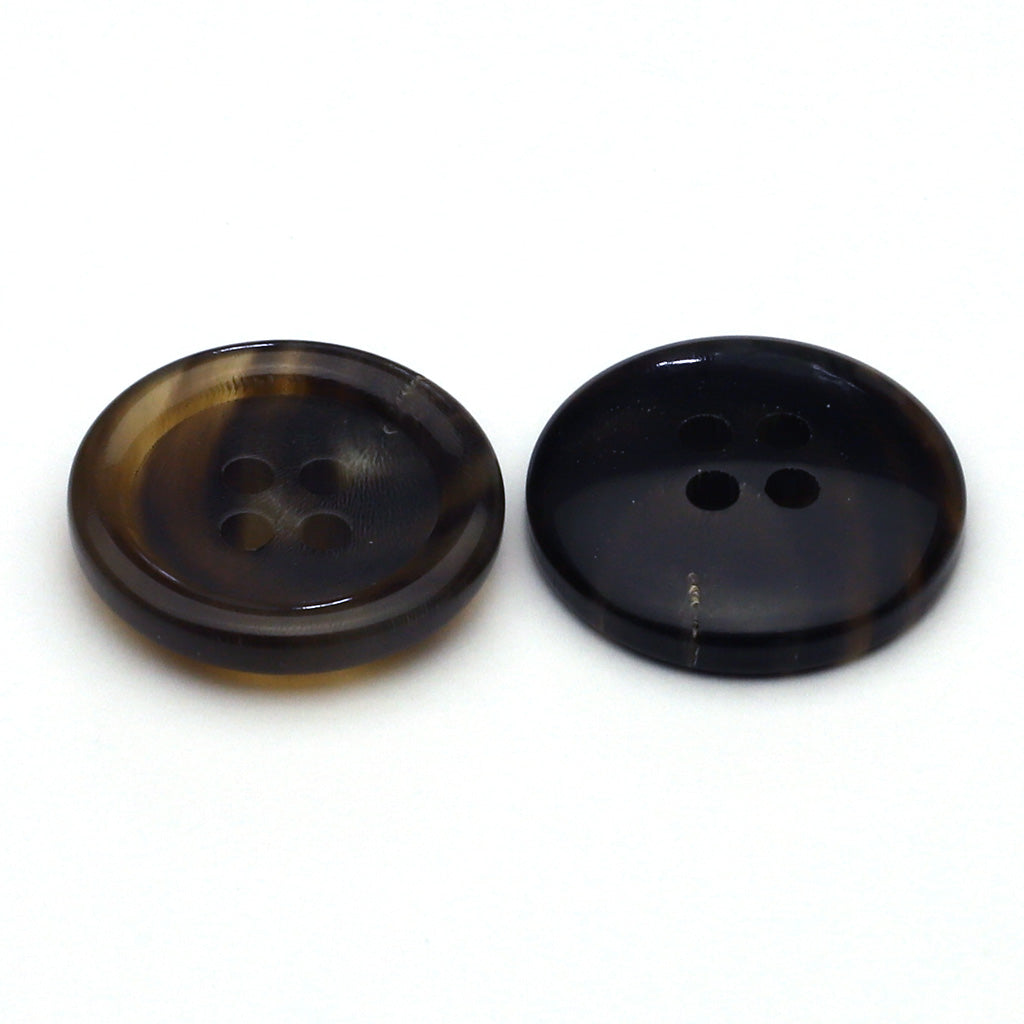 Horn Button Brown