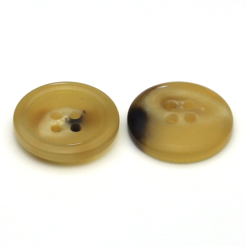 Horn Button Beige