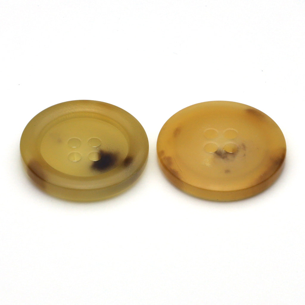 Horn Button Beige