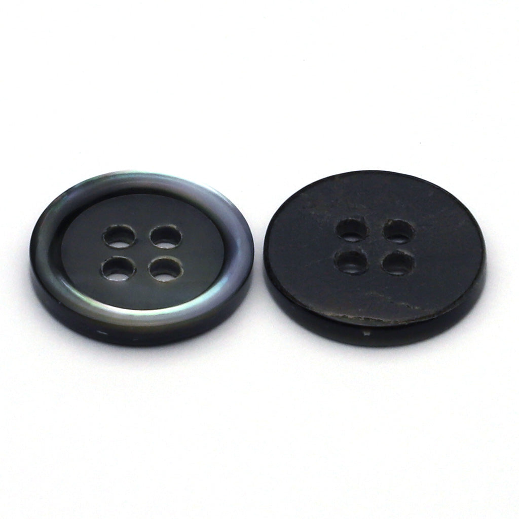Shell Button Black-Lip