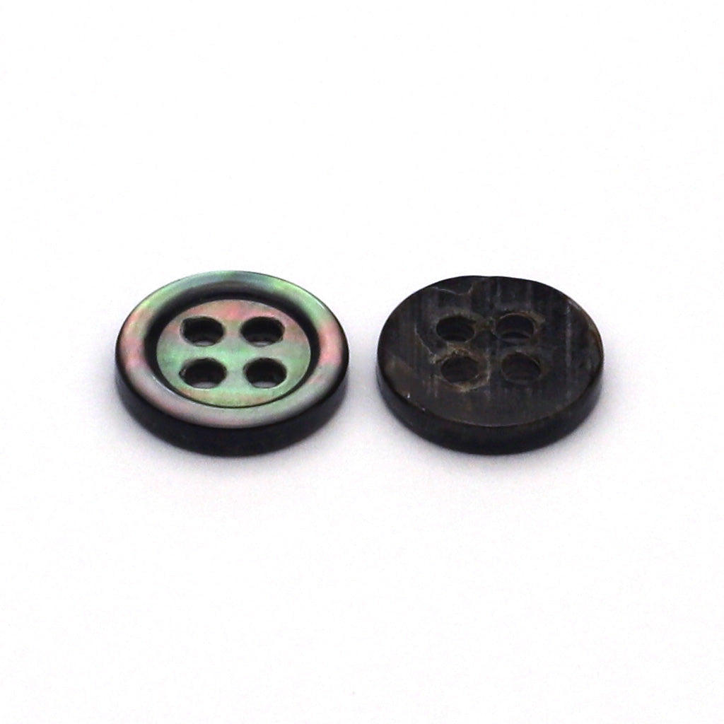 Shell Button Black-Lip