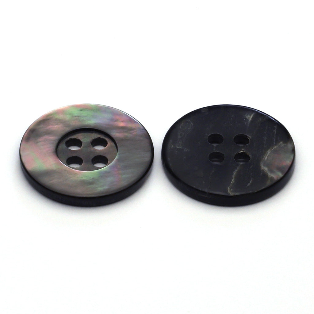 Shell Button Black-Lip