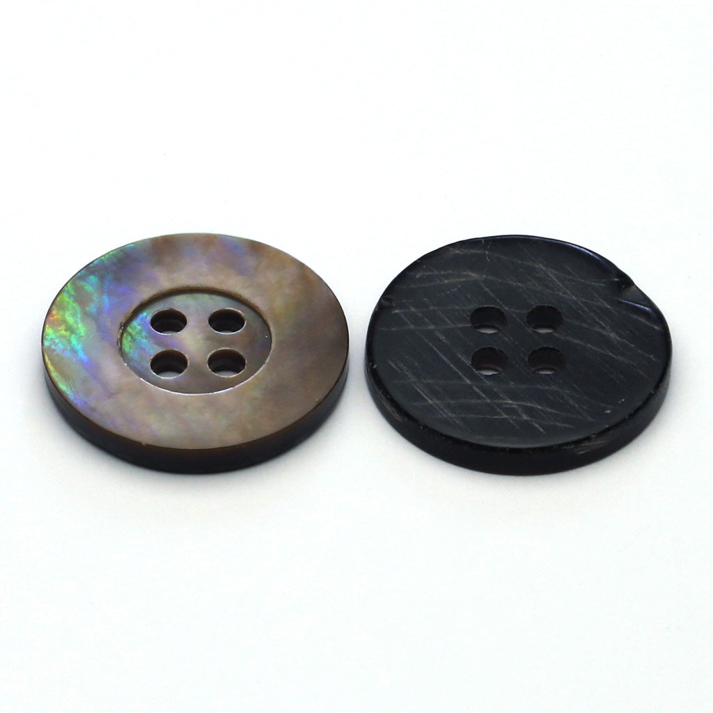 Shell Button Brown-Lip