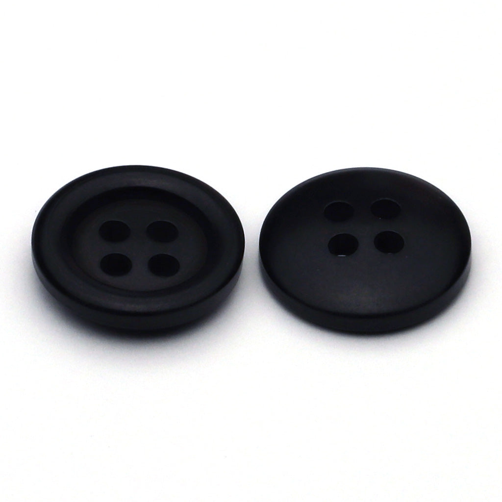 Corozo Button Black
