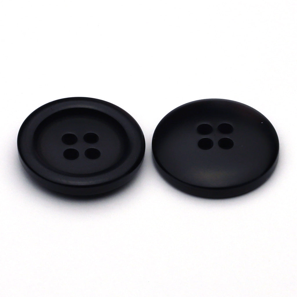 Corozo Button Black