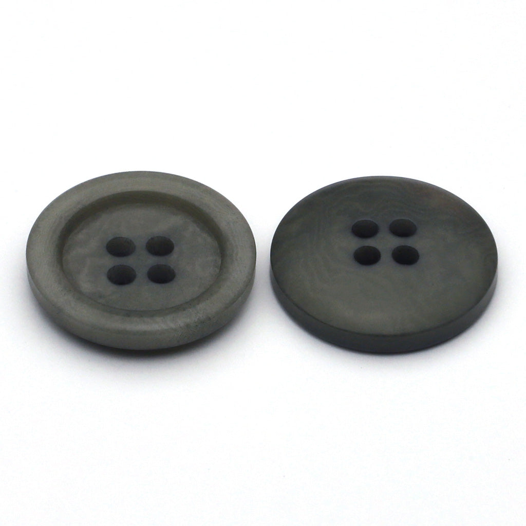 Corozo Button Light Gray