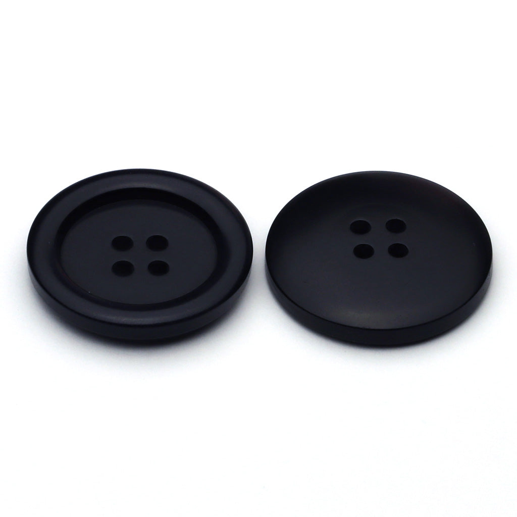 Corozo Button Black