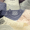 Embroidered Tulle Lace #61 Azuki