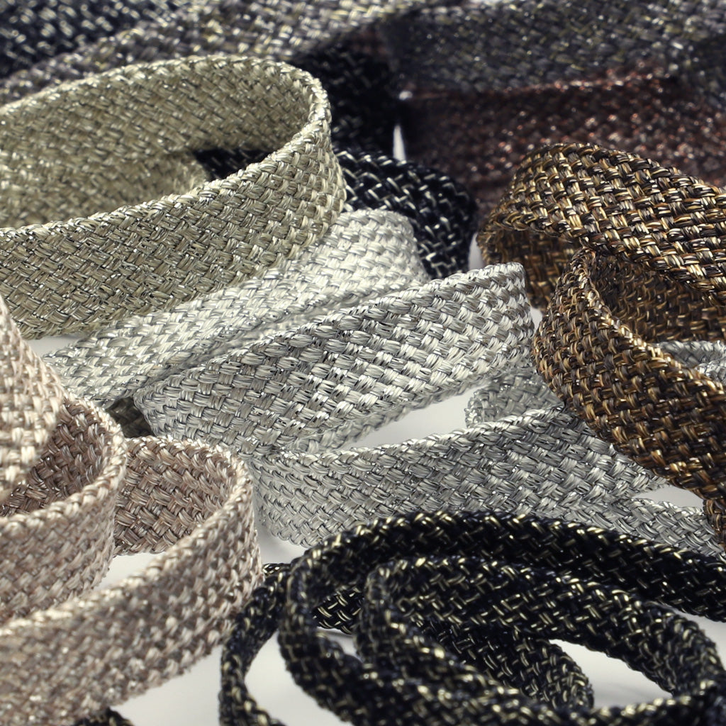 Antique Metallic Spindle Cord #9 Black Silver