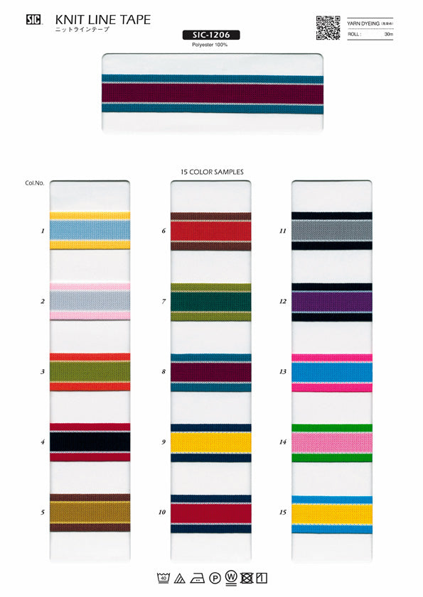 Sample Card Knit Line Tape (SIC-1206)