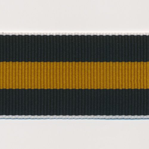 Recycled Polyester Stripe Grosgrain Ribbon #19