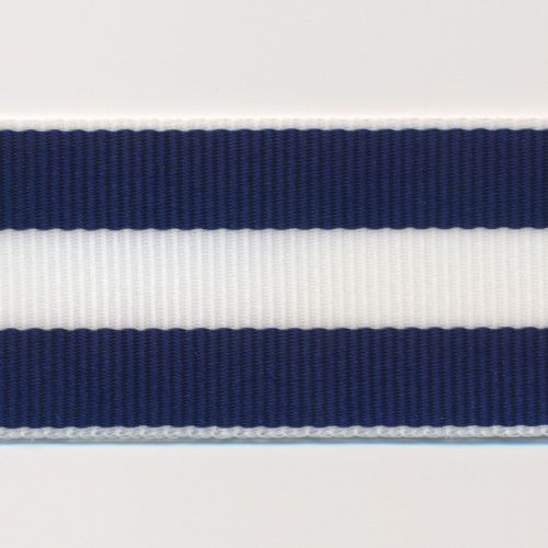 Recycled Polyester Stripe Grosgrain Ribbon #1