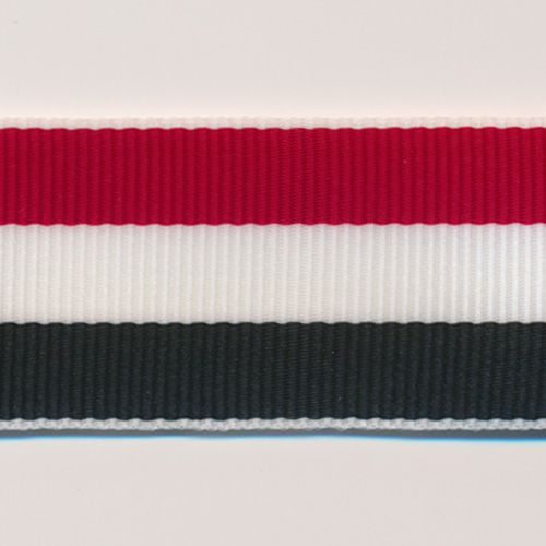 Recycled Polyester Stripe Grosgrain Ribbon #31
