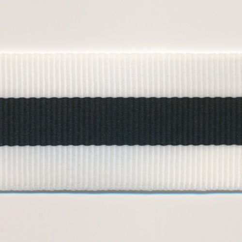 Recycled Polyester Stripe Grosgrain Ribbon #32