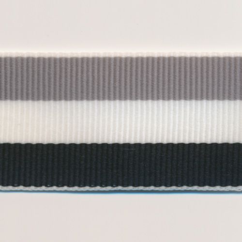 Recycled Polyester Stripe Grosgrain Ribbon #34