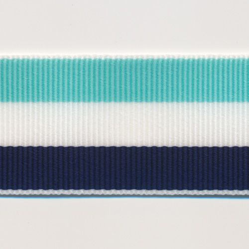 Recycled Polyester Stripe Grosgrain Ribbon #3