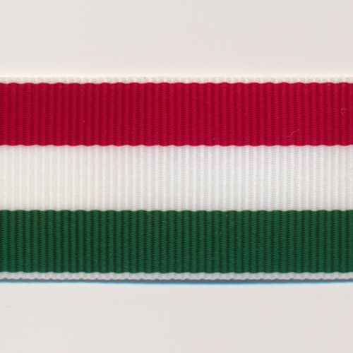 Recycled Polyester Stripe Grosgrain Ribbon #4