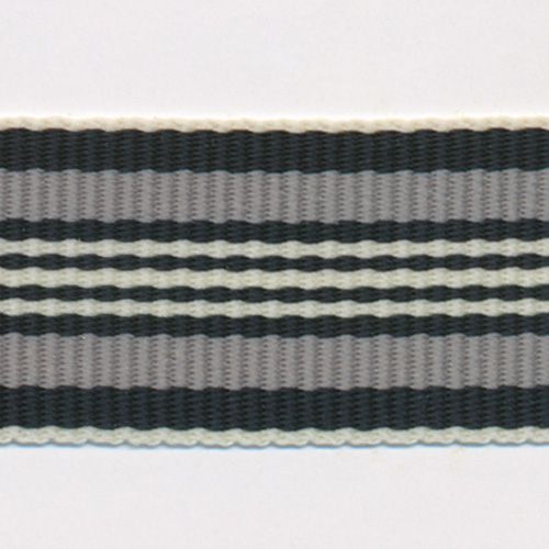Recycled Polyester Stripe Grosgrain Ribbon #19