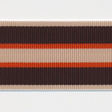 Recycled Polyester Stripe Grosgrain Ribbon #5