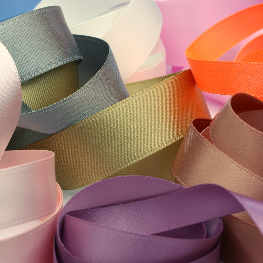 Polyester Double-Face Satin Ribbon #06 Sherbet Blue