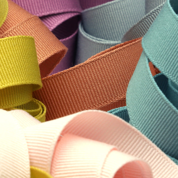 Cotton Grosgrain Ribbon #20 Plum - RiBBONs B2B