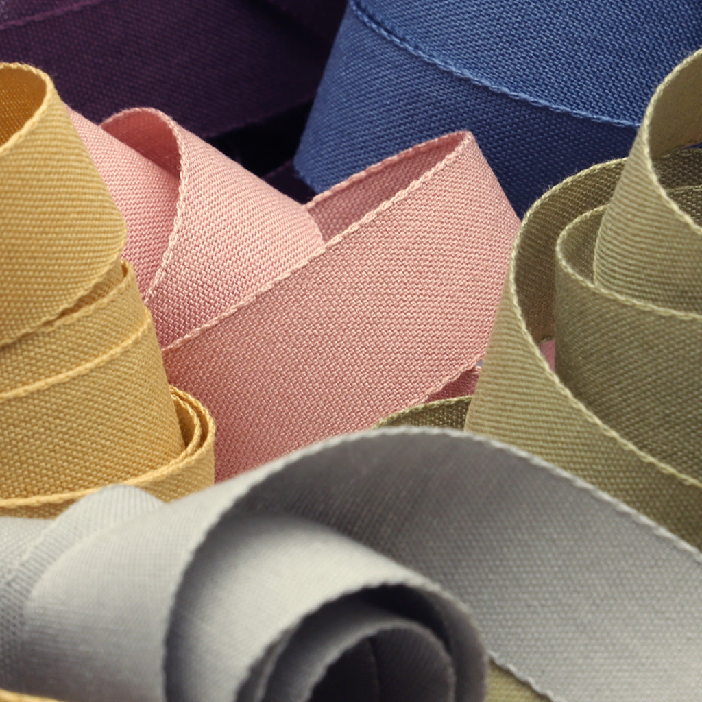 Cotton Ribbed Ribbon Cotton Taffeta Ribbon #48 Silver - RiBBONs B2B
