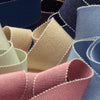 Chambray Grosgrain Ribbon #16 Wine &amp; Old Rose