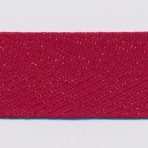 Metallic Herringbone Ribbon #123