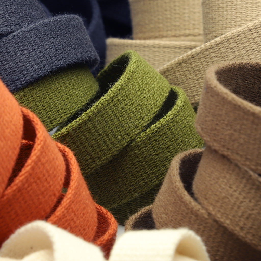 Cotton Taffeta Ribbon #162 Cream Khaki