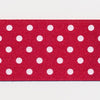 Dot Print Ribbon (Double-Face Satin) #12