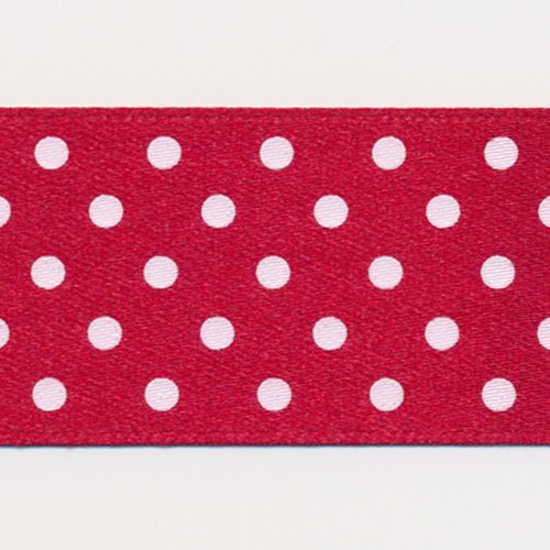 Dot Print Ribbon (Double-Face Satin) #12