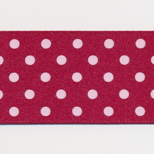 Dot Print Ribbon (Double-Face Satin) #13