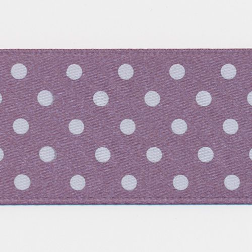 Dot Print Ribbon (Double-Face Satin) #14