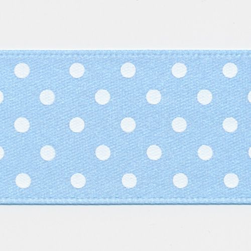 Dot Print Ribbon (Double-Face Satin) #15