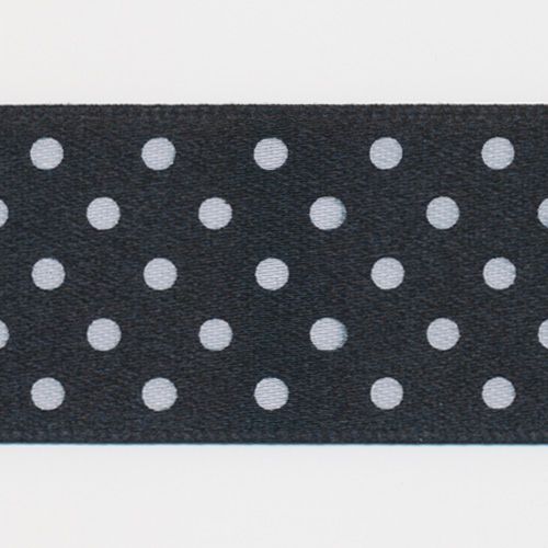 Dot Print Ribbon (Double-Face Satin) #20