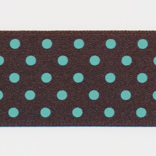 Dot Print Ribbon (Double-Face Satin) #22