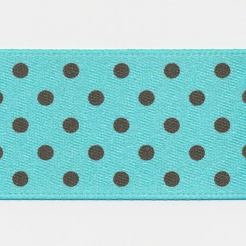 Dot Print Ribbon (Double-Face Satin) #25