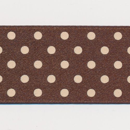 Dot Print Ribbon (Double-Face Satin) #5