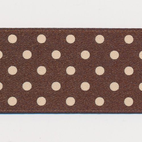 Dot Print Ribbon (Double-Face Satin) #5