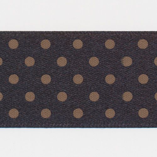 Dot Print Ribbon (Double-Face Satin) #6