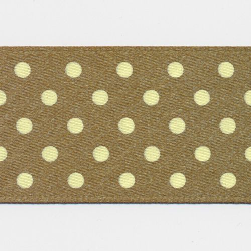 Dot Print Ribbon (Double-Face Satin) #7