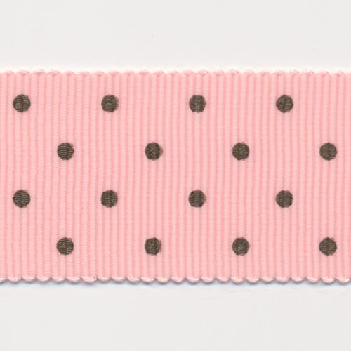 Dot Print Ribbon (Grosgrain) #24