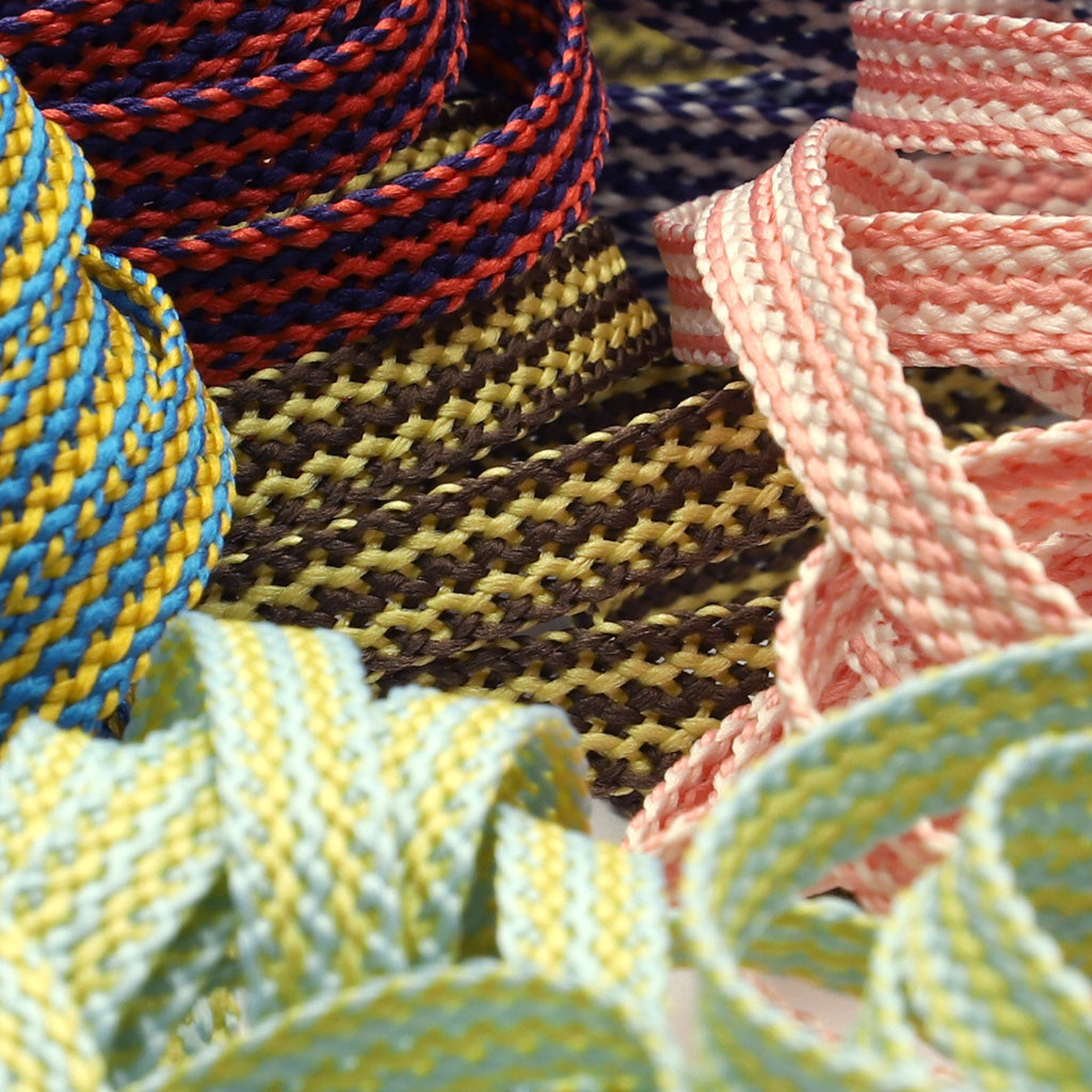 Polyester Stripe Tape #09 Forest Green &amp; Olive