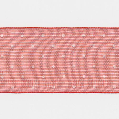 Dot Print Ribbon (Organdy) #14