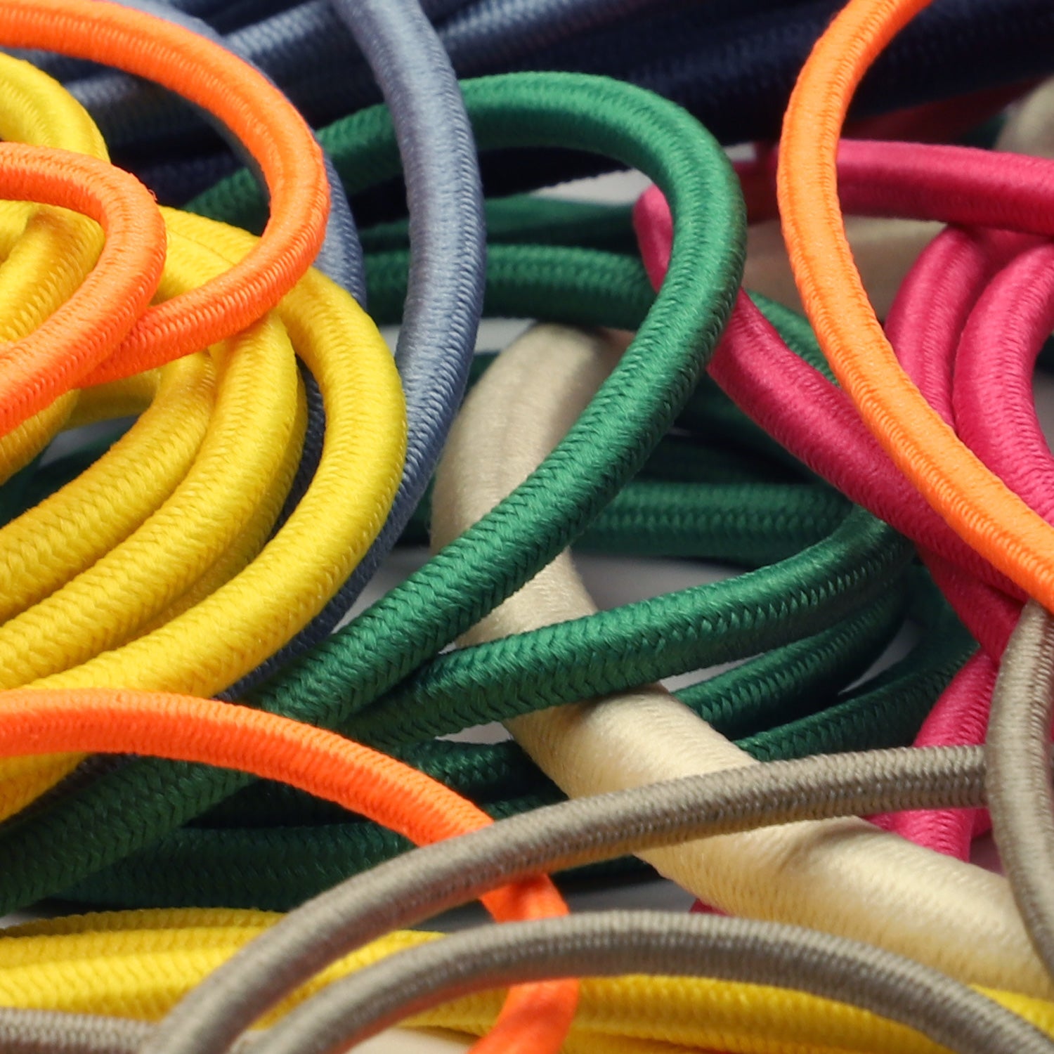 Recycled Polyester Elastic Cord (Soft Type) #142 Coffee Brown